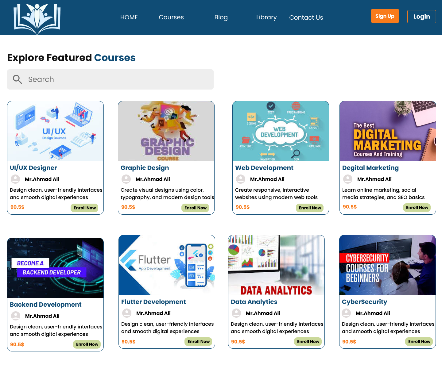 Online Course Platform Development - 2
